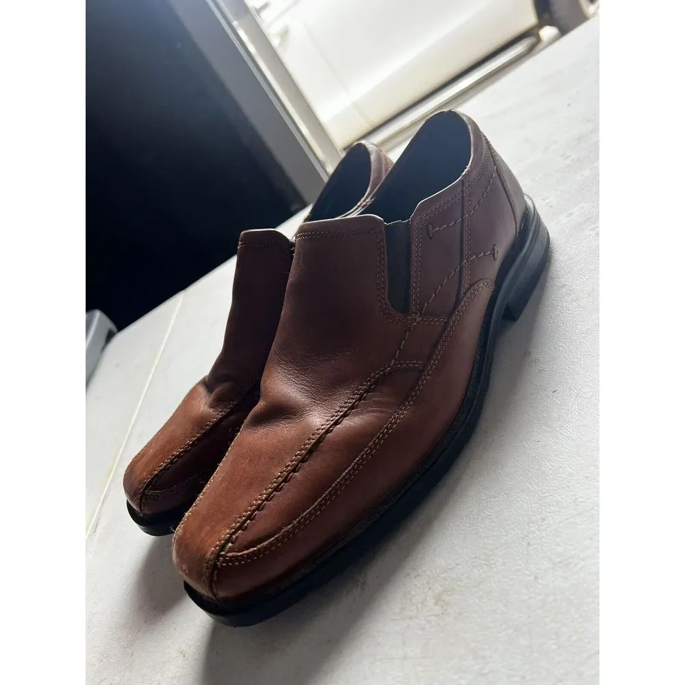 Nunn Bush‎ Slip-On Loafers, Brown, Men's 9M Comfort Gel Heel